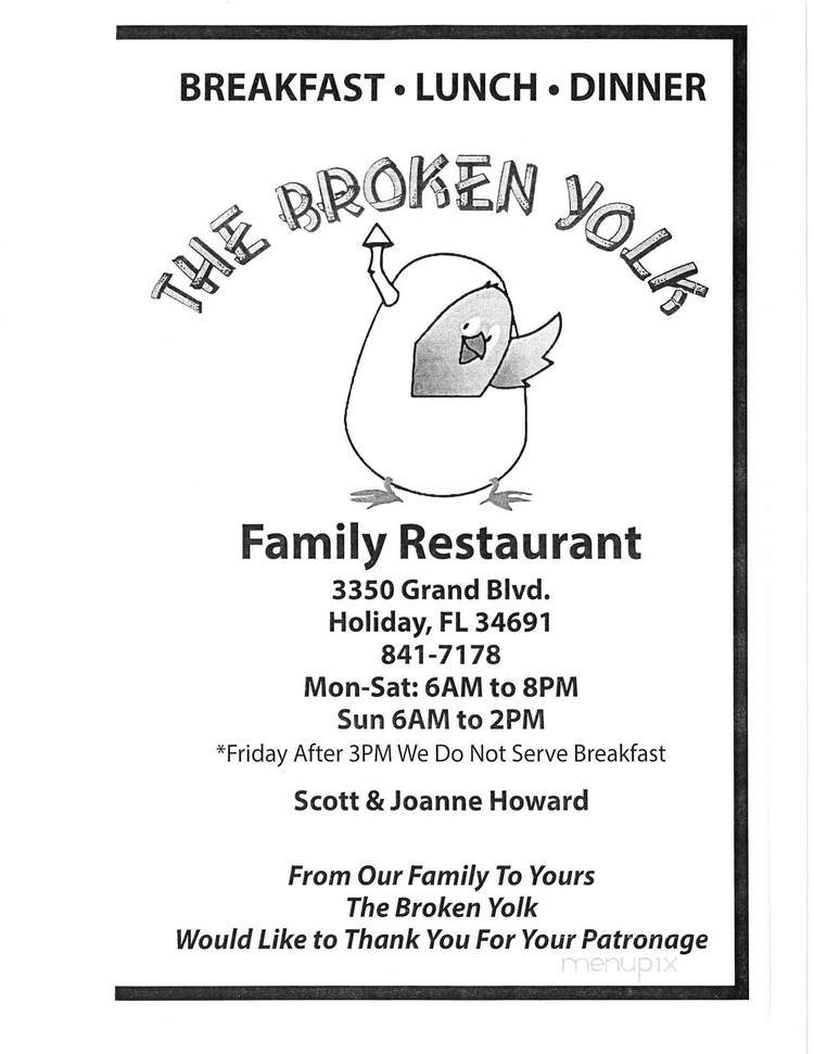 The Broken Yolk - Holiday, FL