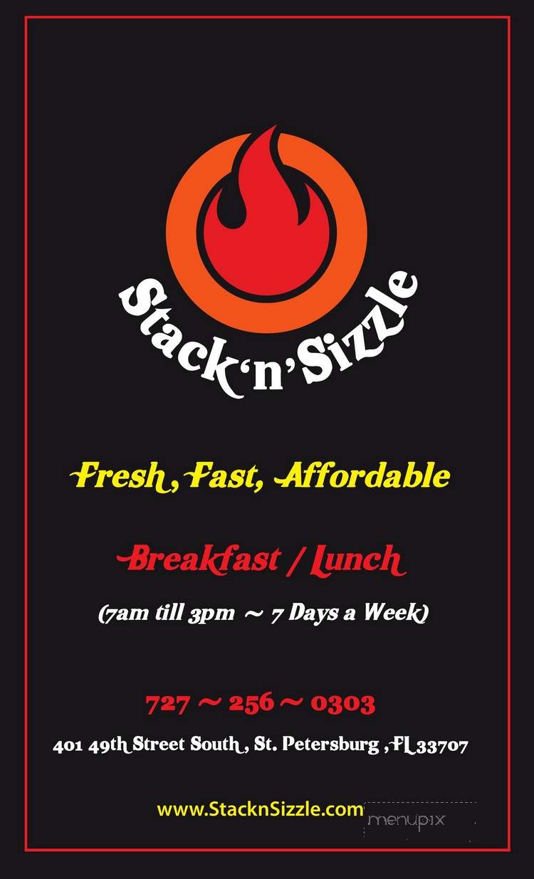 Stack 'n' Sizzle Restaurant - St. Petersburg, FL