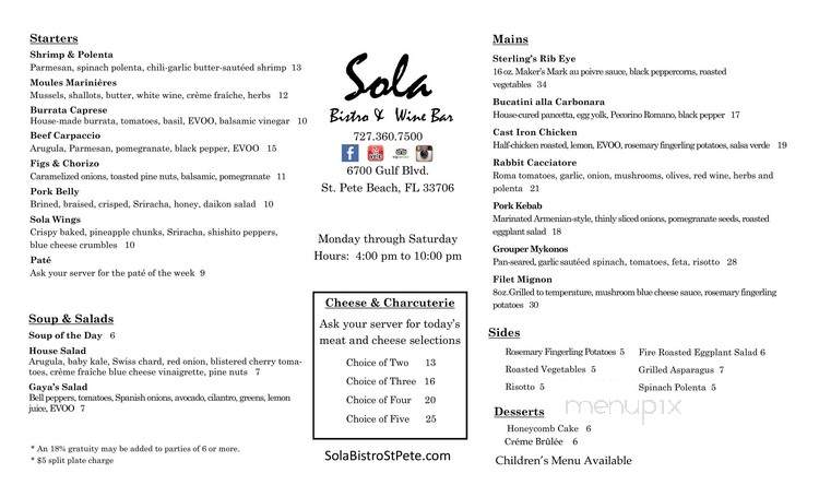 Sola Bistro & Wine Bar - Saint Pete Beach, FL