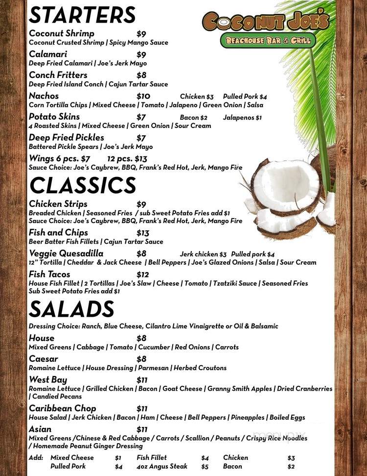 Coconut Joe's Beach Bar & Grill - Grand Cayman, FL