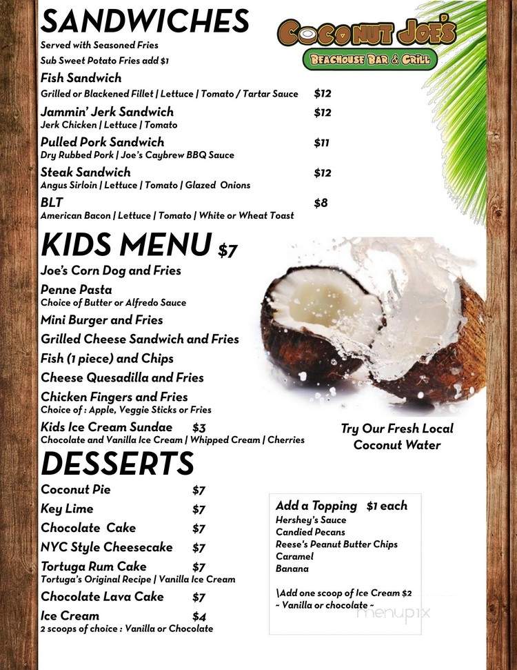 Coconut Joe's Beach Bar & Grill - Grand Cayman, FL