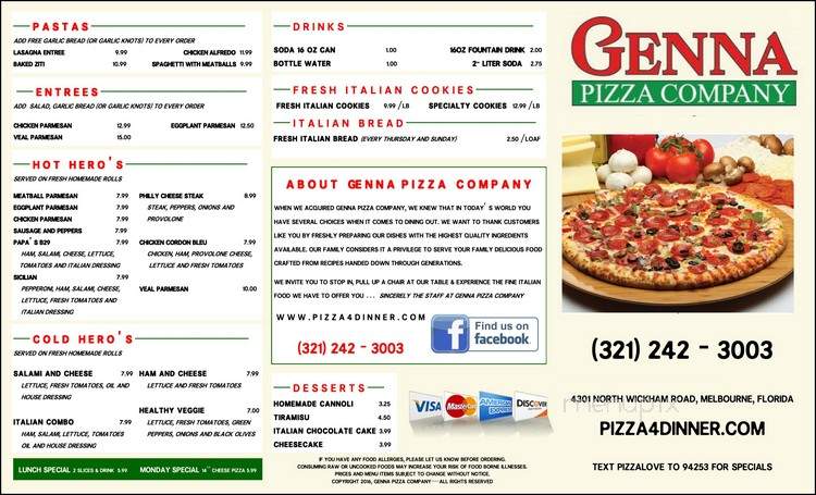 Genna Pizza Company - Melbourne, FL