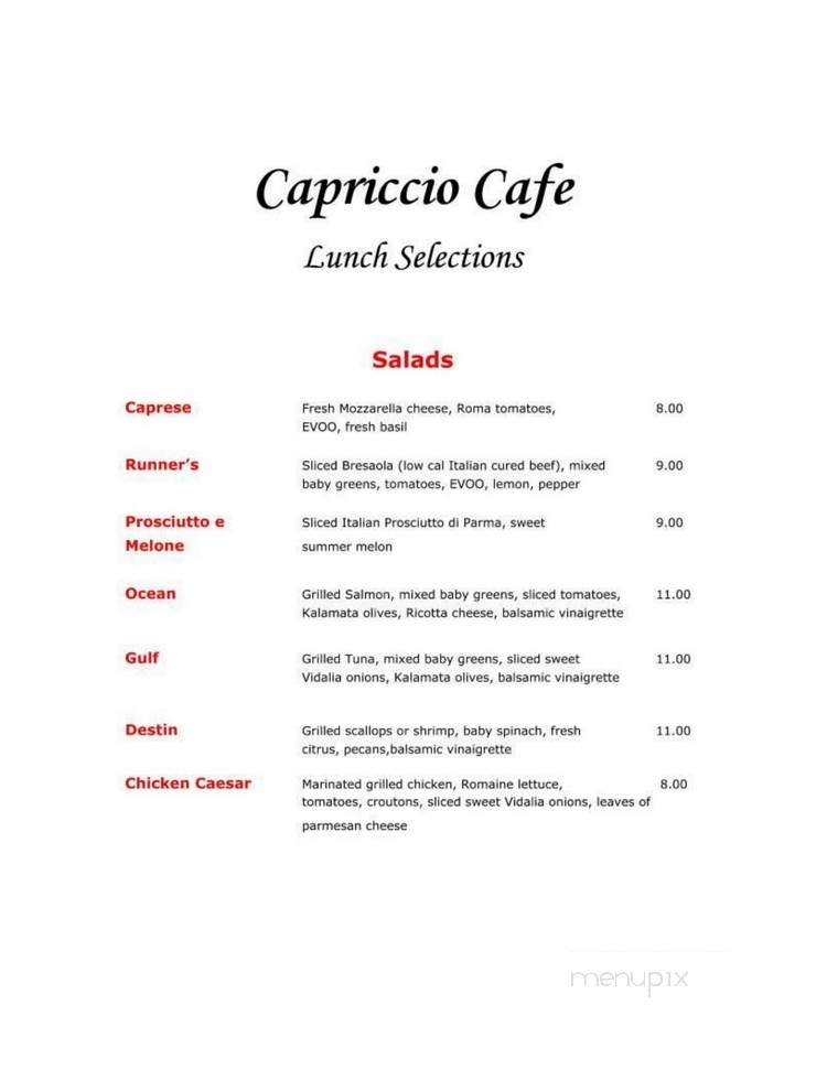 Capriccio Cafe - Destin, FL