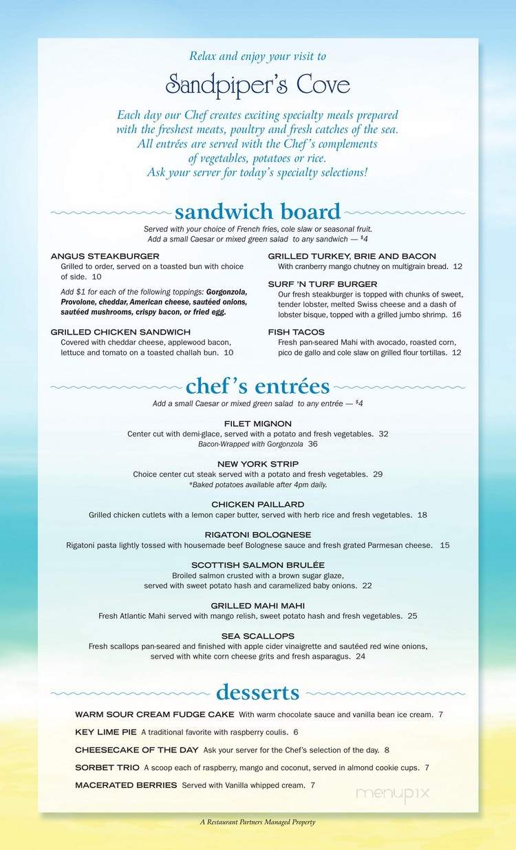 Sandpiper's Cove Restaurant & Bar - North Palm Beach, FL