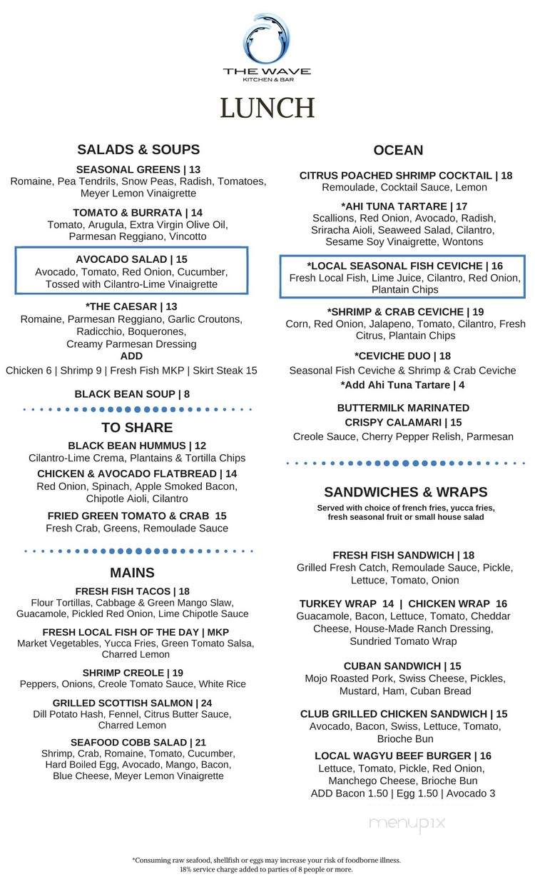 The Wave Kitchen & Bar - Vero Beach, FL