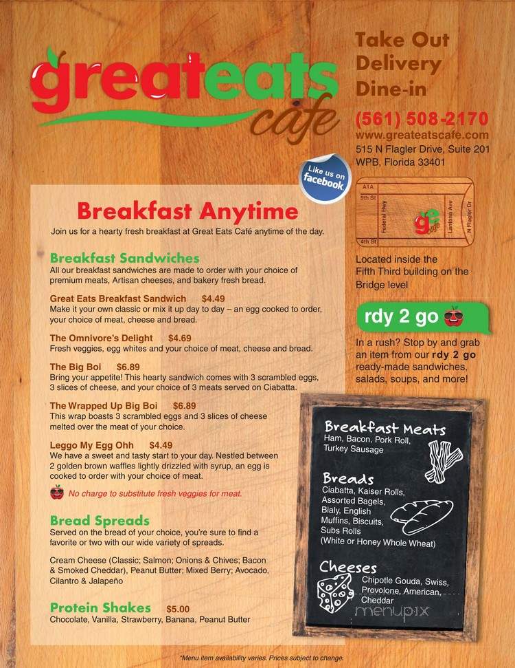 Great Eats Cafe - West Palm Beach, FL