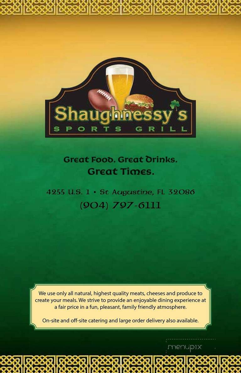 Shaughnessy's Sports Grill - St Augustine, FL