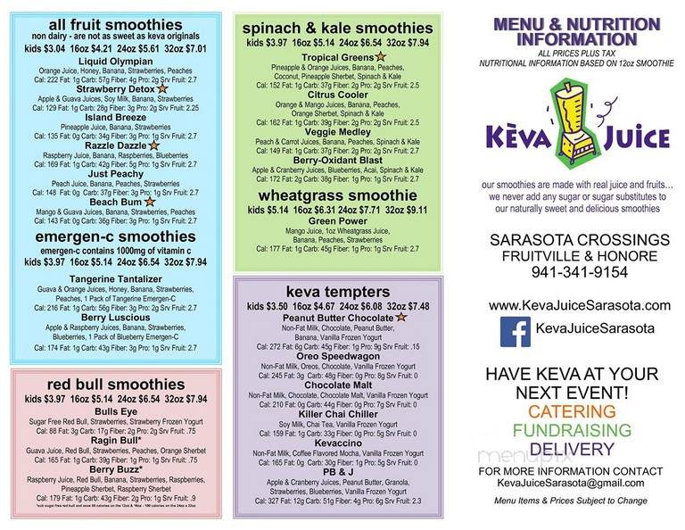 KEVA Juice - Sarasota, FL