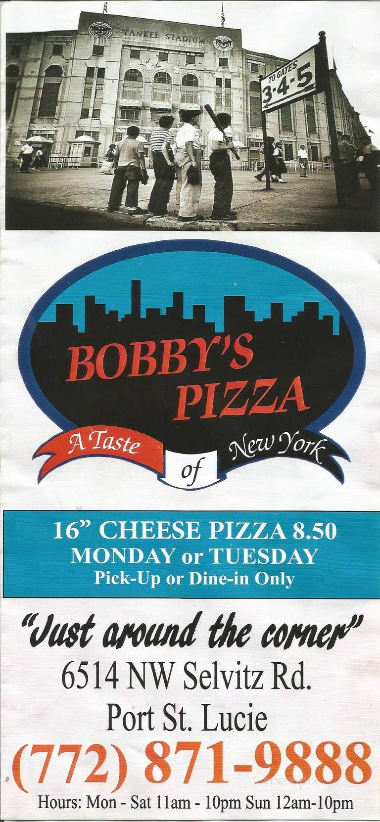 Bobby's Pizza - Port St Lucie, FL