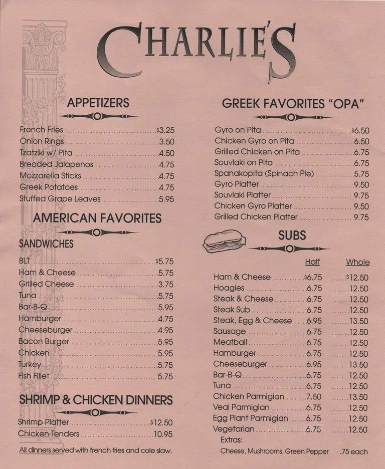 Charlie's Family Restaurant - Bradenton, FL