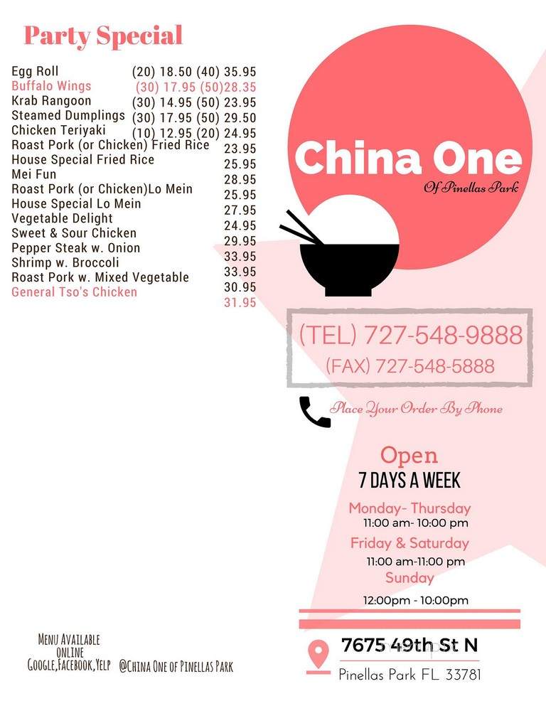 China One - Clearwater, FL