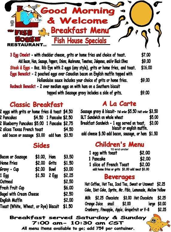 Fish House Restaurant - Mexico Beach, FL