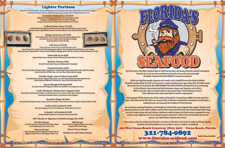 Florida's Seafood Bar & Grill - Cocoa Beach, FL