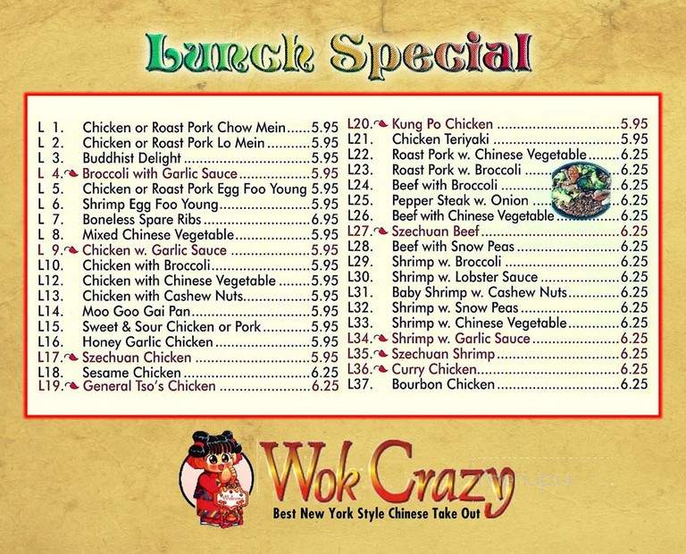 Wok Crazy - Palm Springs, FL