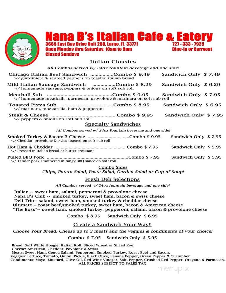 Nana B's Italian Cafe & Eatery - Largo, FL