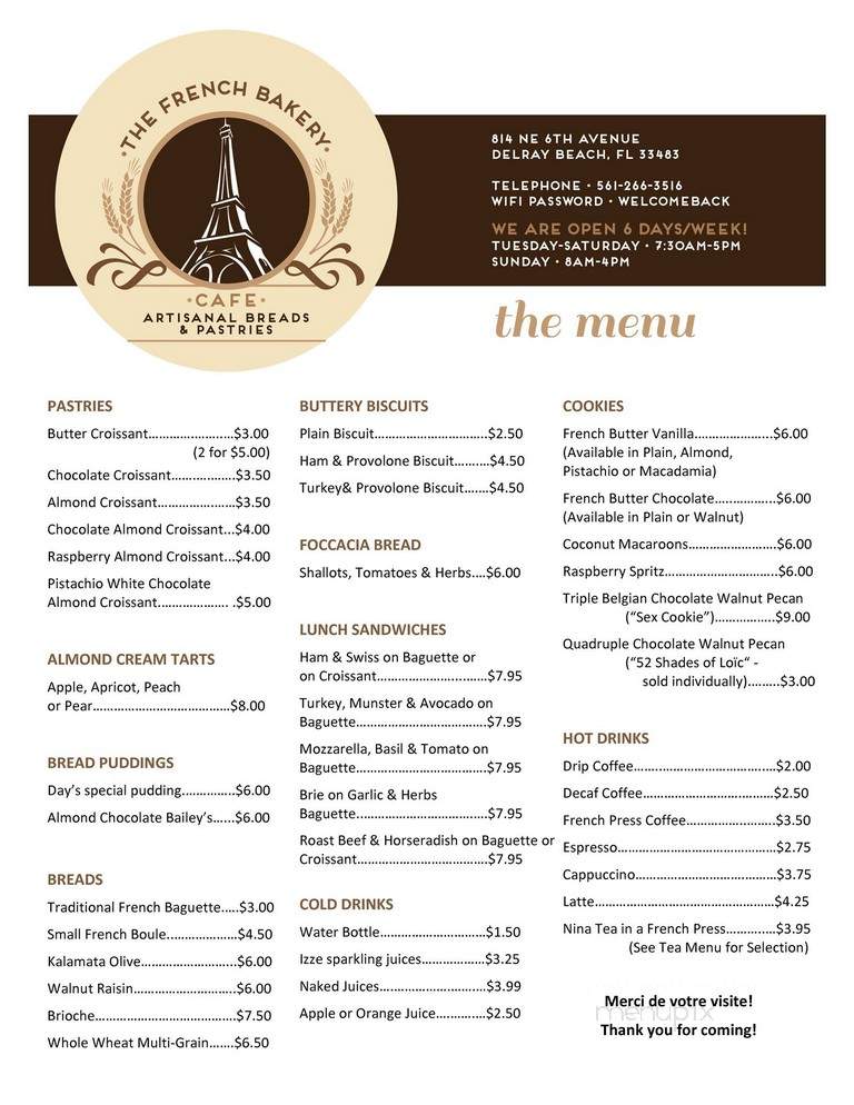 The French Bakery - Delray Beach, FL