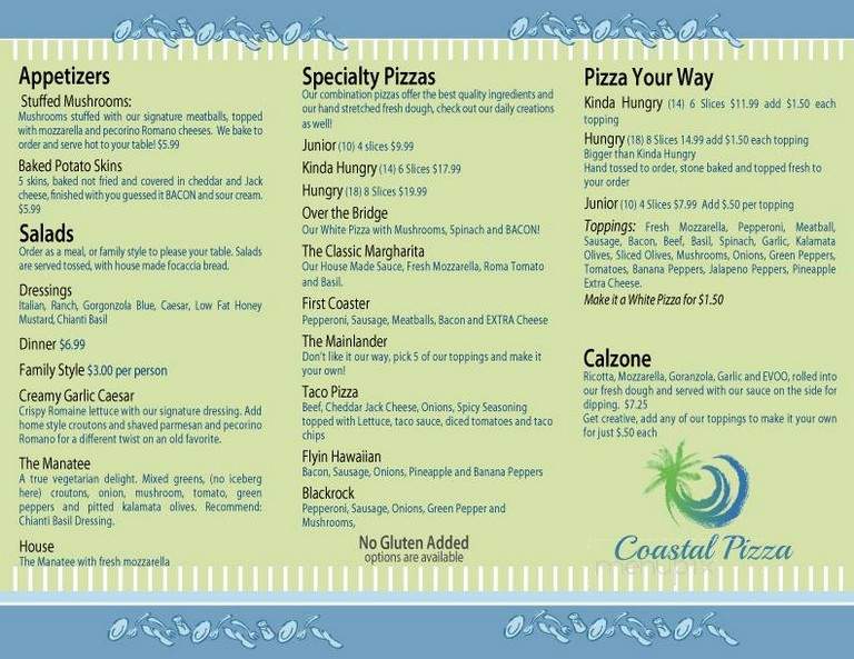 Coastal Pizza - Yulee, FL