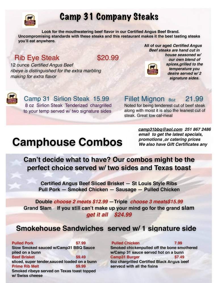 Camp 31 BBQ & Catering - Brewton, AL