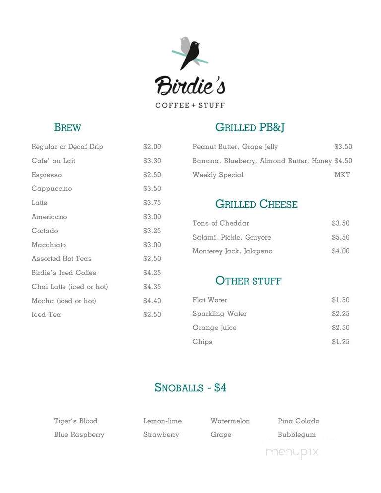 Birdie's Coffee + Stuff - Destin, FL