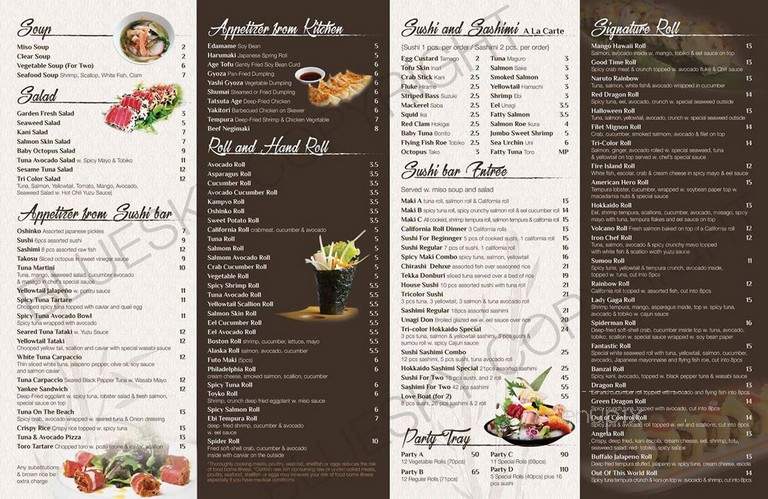 Hokkaido Sushi & Steak House - Palm City, FL