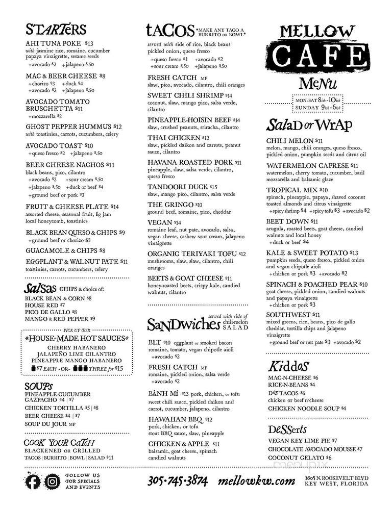 Mellow Cafe and Gastropub - Key West, FL