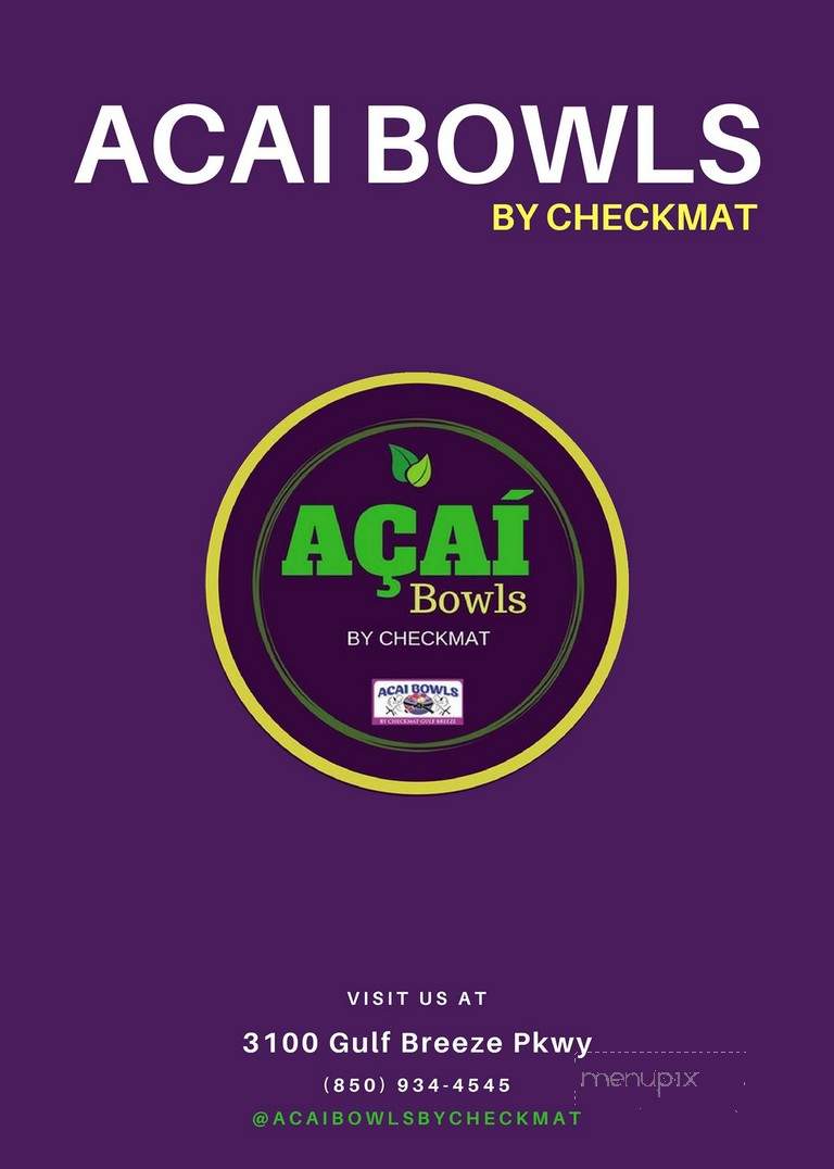 Acai Bowls by Checkmat - Gulf Breeze, FL