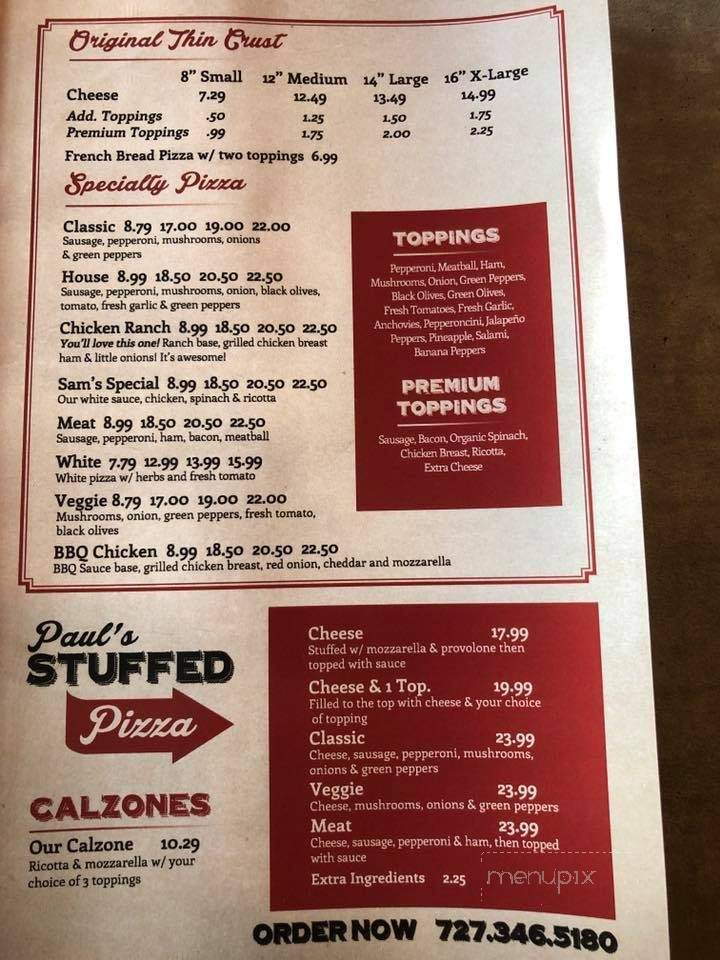 Paul's Chicago Pizza - Saint Petersburg, FL