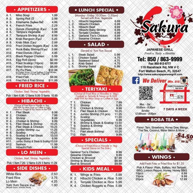 Sakura Japanese Grill - Fort Walton Beach, FL