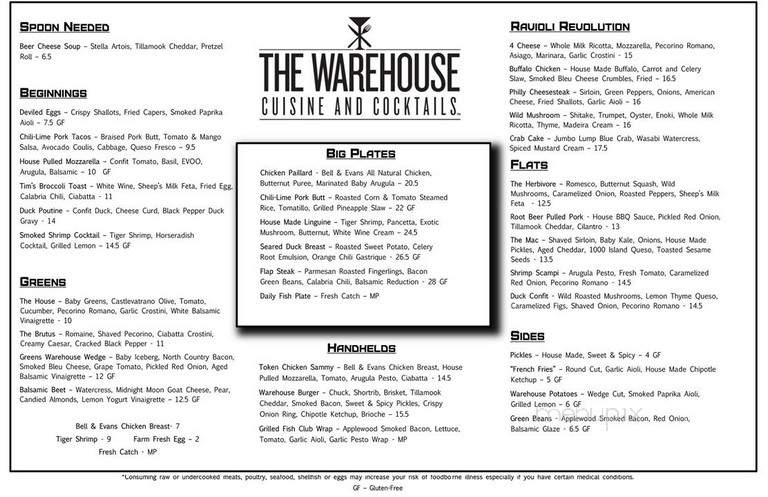 The Warehouse Cuisine & Cocktails - Naples, FL