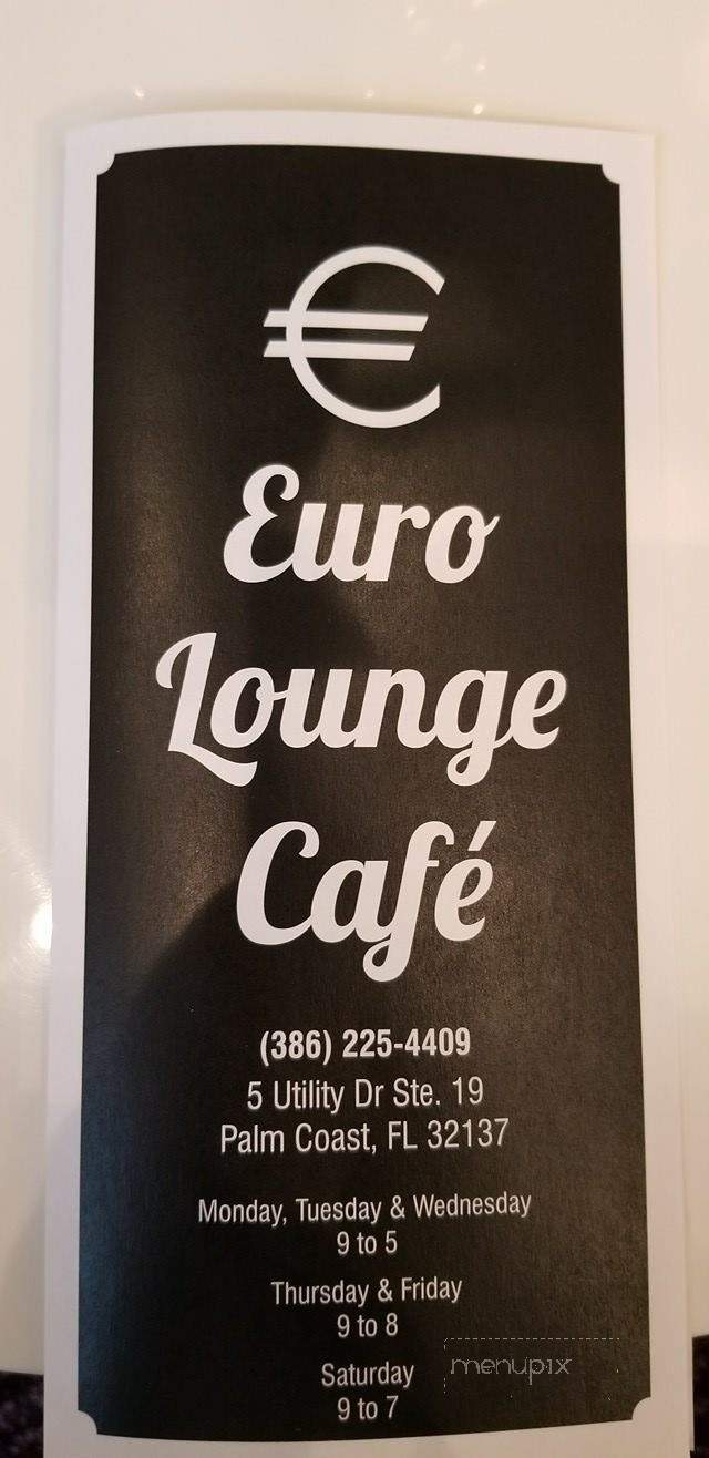 Euro Lounge Cafe - Palm Coast, FL