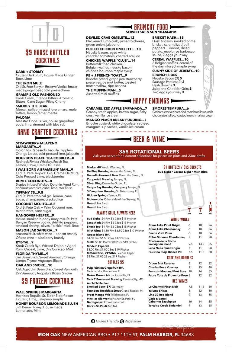 Iron Oak New American BBQ - Palm Harbor, FL