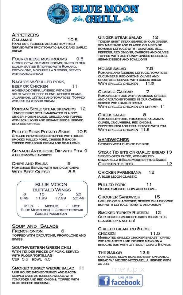 Blue Moon Grill - Sarasota, FL