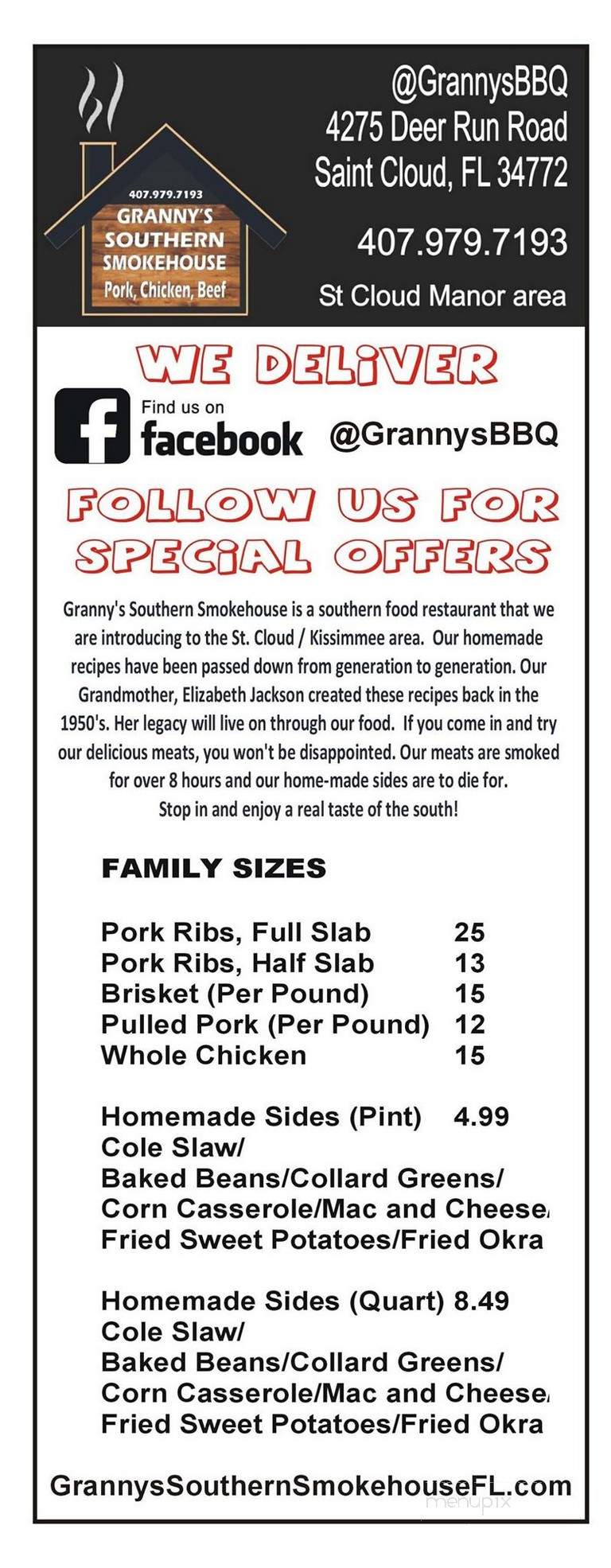 Granny's Southern Smokehouse - Saint Cloud, FL