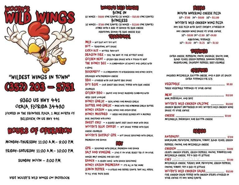 Woody's Wild Wings - Ocala, FL