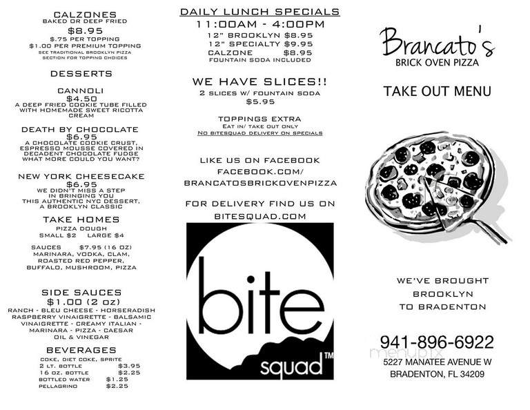 Brancato's Brick Oven Pizza - Bradenton, FL