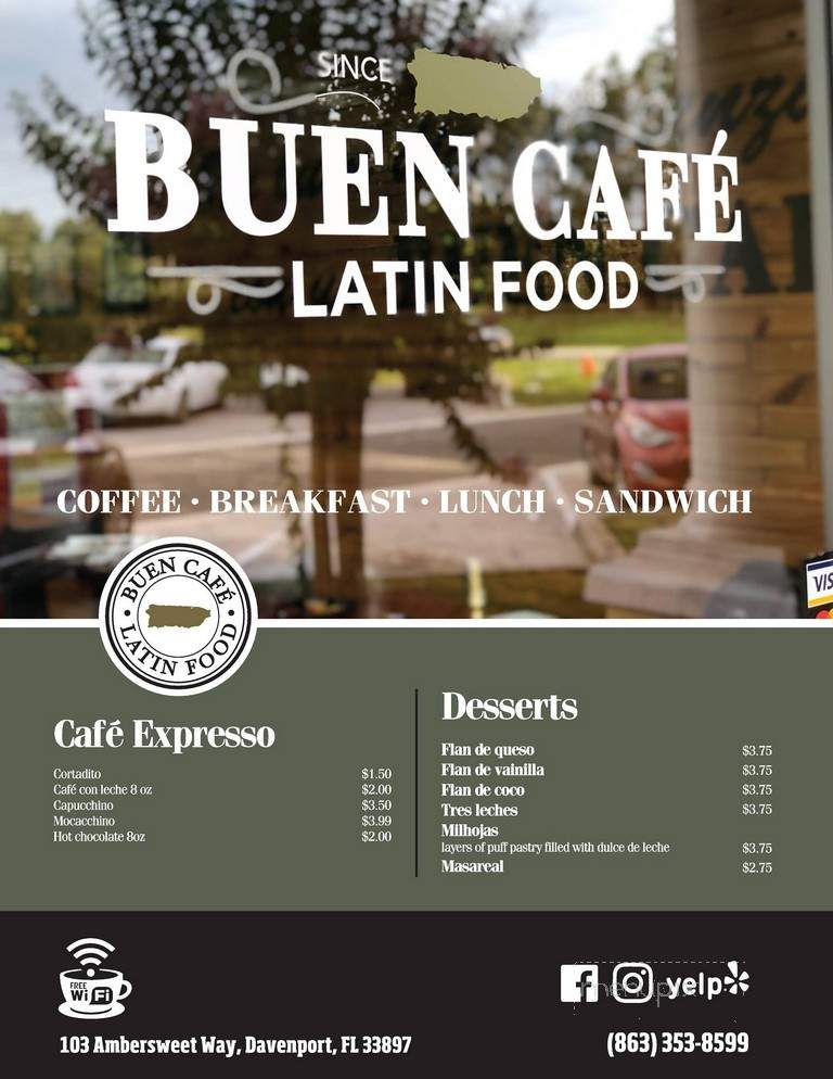 Buen Cafe Latin Food - Davenport, FL