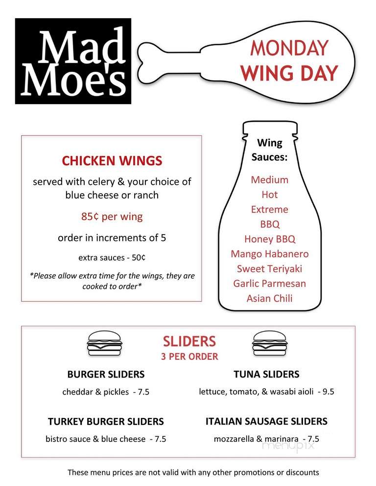 Mad Moe's Sports Pub & Grill - Osprey, FL