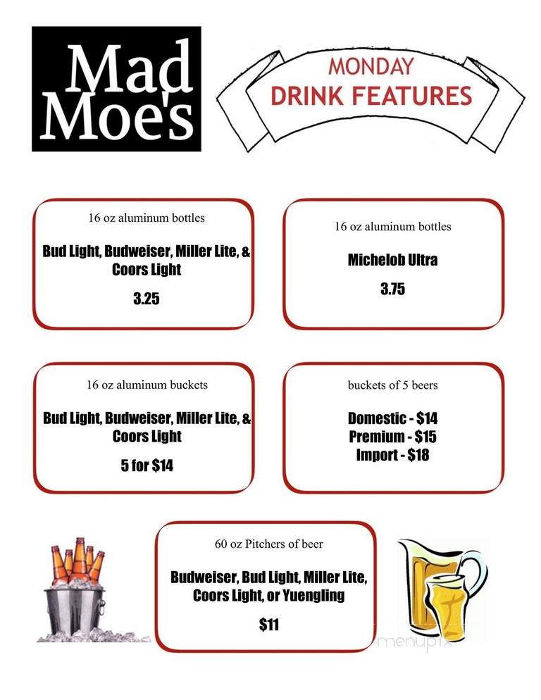 Mad Moe's Sports Pub & Grill - Osprey, FL