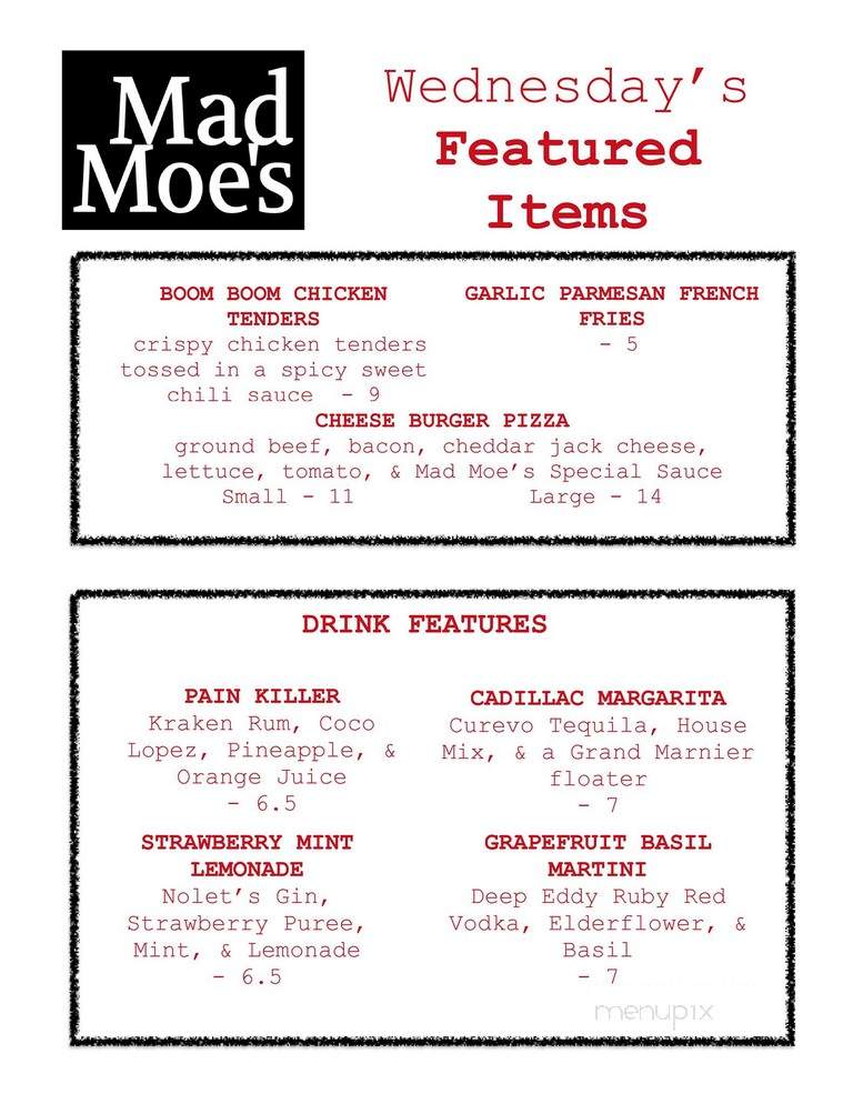 Mad Moe's Sports Pub & Grill - Osprey, FL