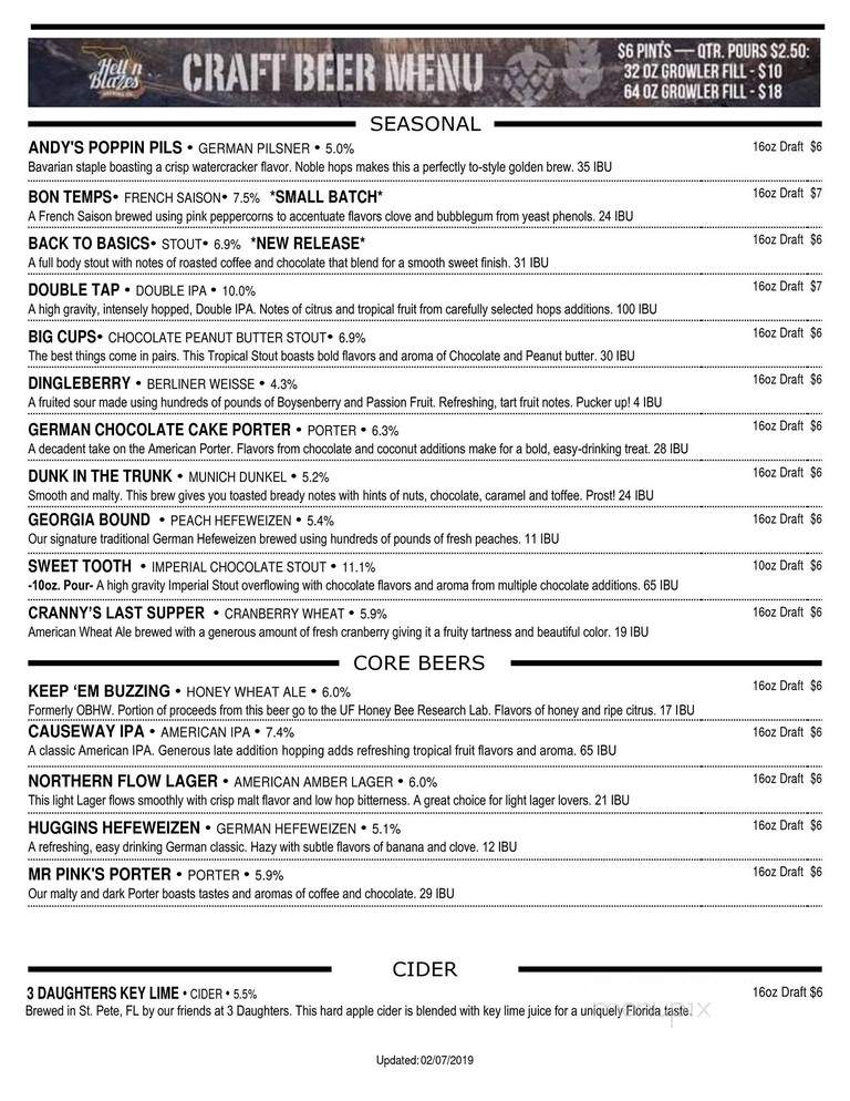 Hell 'n Blazes Brewing Co. - Melbourne, FL