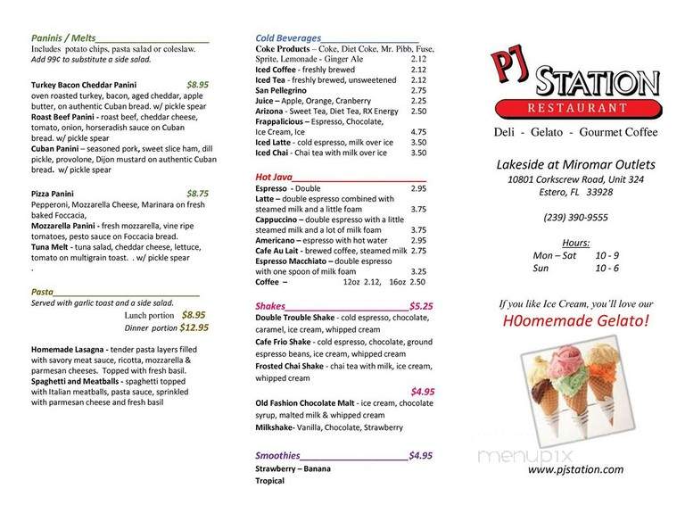 PJ Station Restaurant - Estero, FL