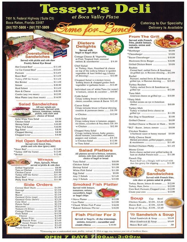 Tesser's Deli - Boca Raton, FL