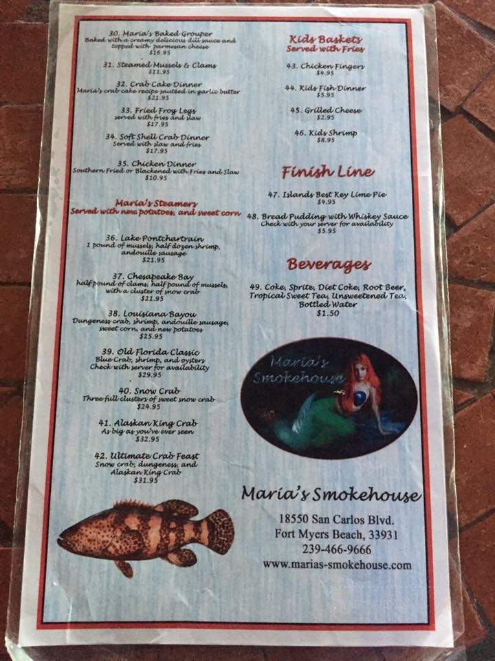 Maria's Smokehouse - Fort Myers Beach, FL