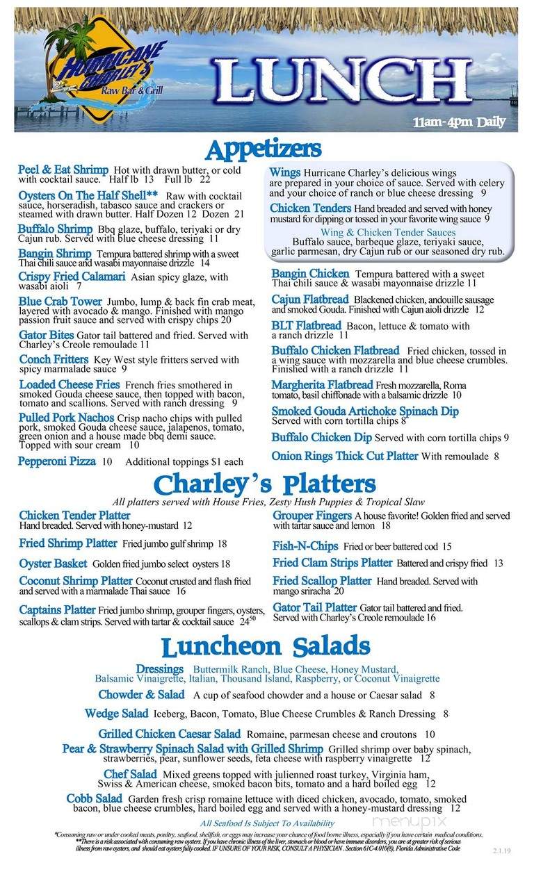 Hurricane Charley's Raw Bar and Grill - Punta Gorda, FL