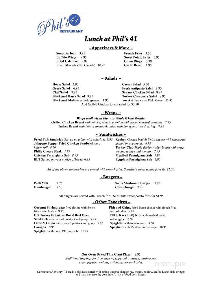 Phil's 41 Restaurant - Punta Gorda, FL