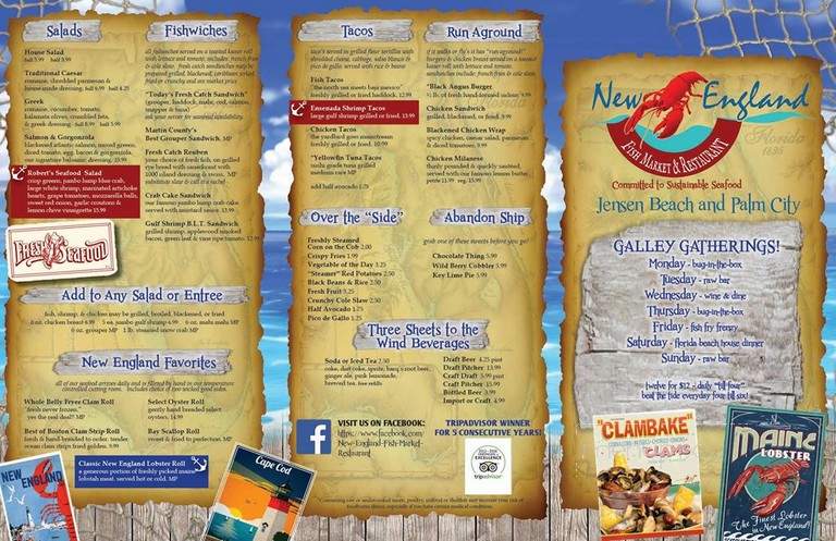 New England Fish Market Restaurant - Palm City, FL