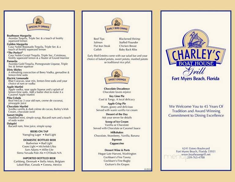 Charley's Boat House - Fort Myers Beach, FL