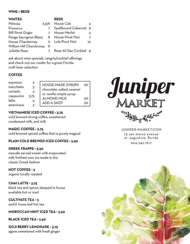 Juniper Market - St Augustine, FL