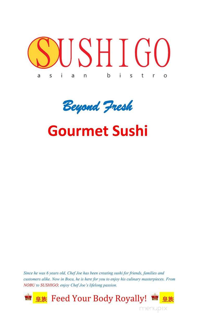 Sushigo Asian Bistro - Boca Raton, FL