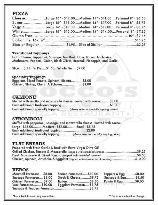 Rocco's Pizza Restaurant - Spring Hill, FL